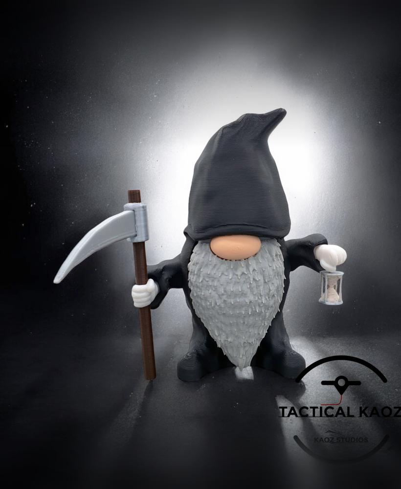 Grim Reaper Gnome - Gnome Grim Reaper of Time 3d model