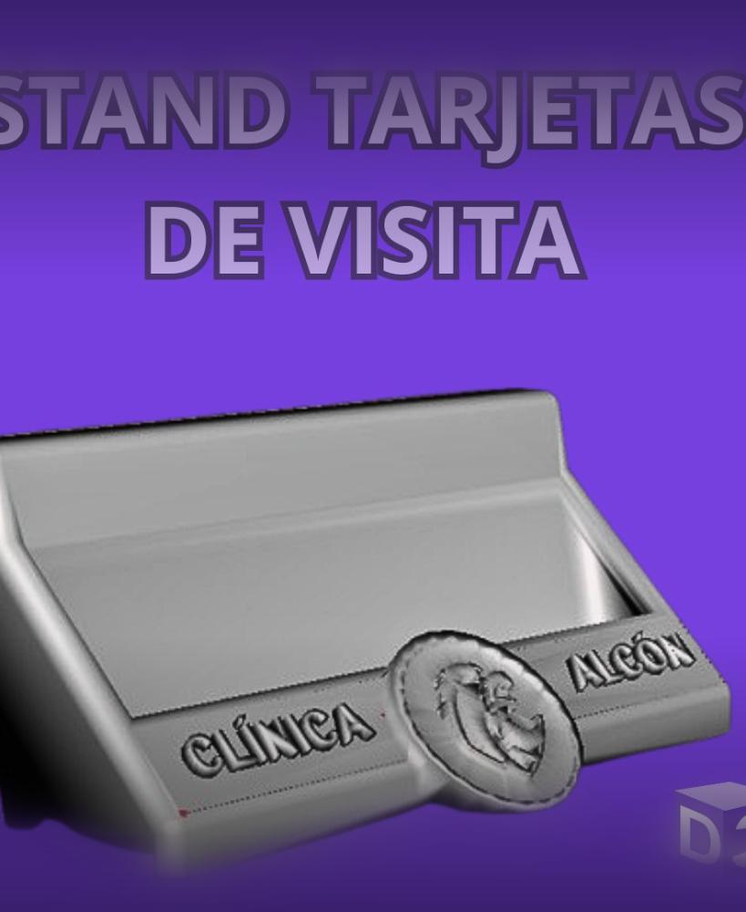 Stand Tarjetas de visita 3d model