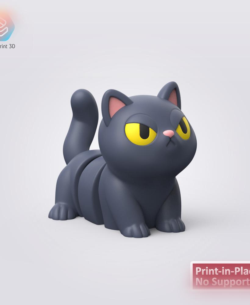 Flexi Cat 3d model