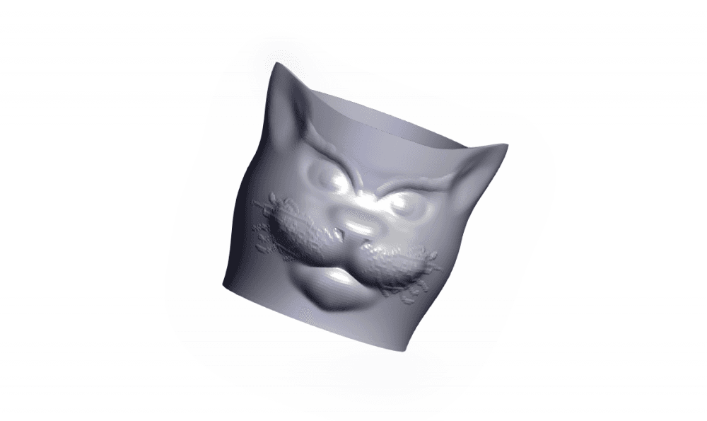 Cat glass.stl 3d model