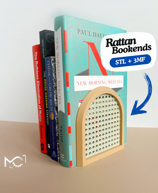 RattanArchBookends 3d model