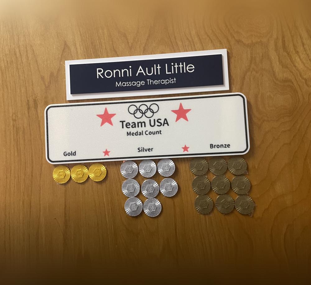 Team USA Medal Count Tracking Sign 3d model