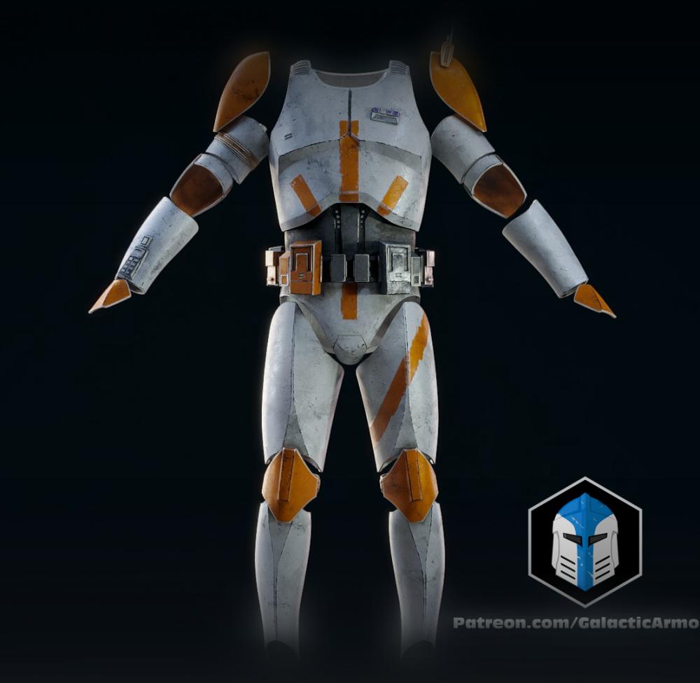 Commander Cody Armor Accessories - 3D Print Files 3d model