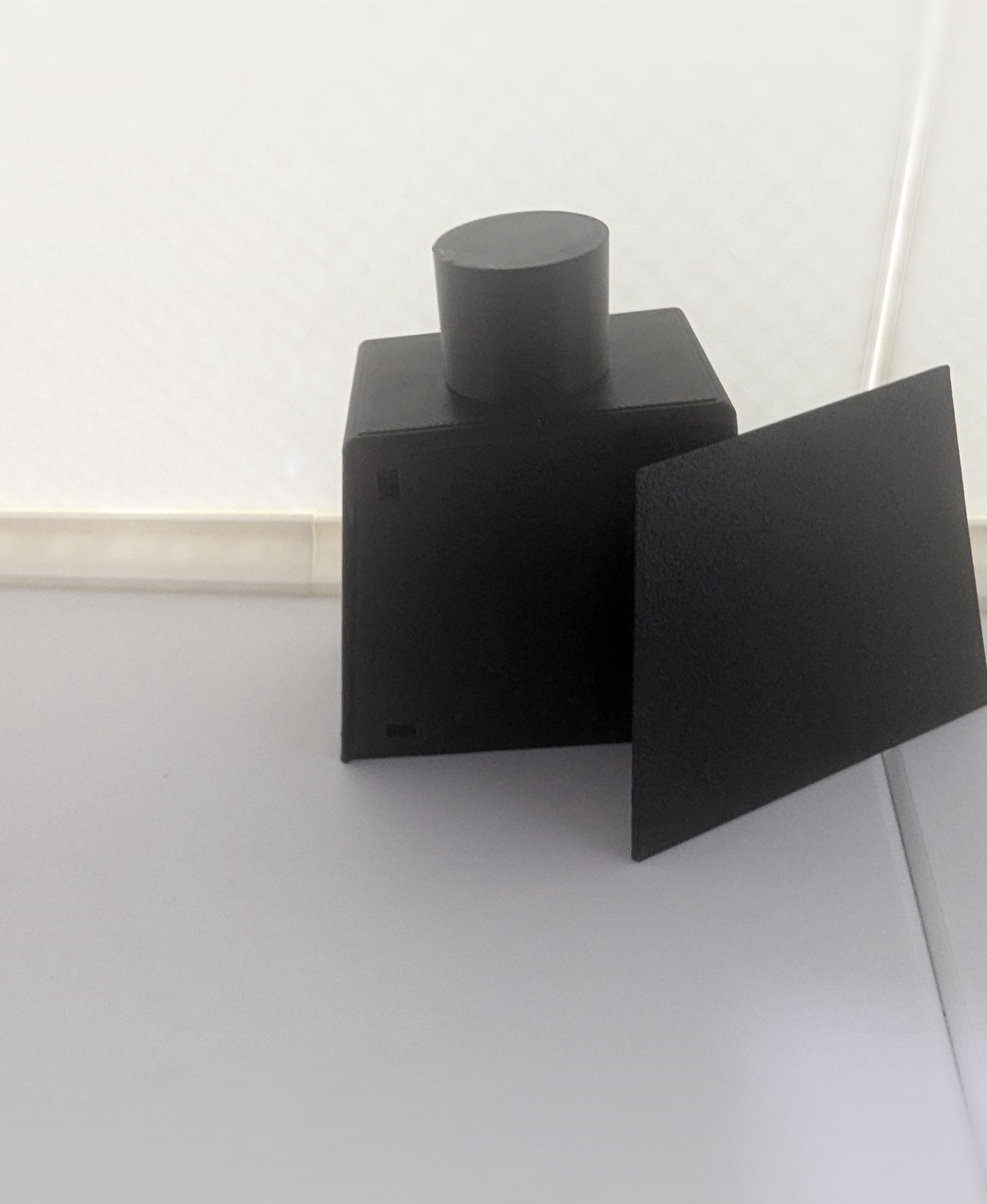 Blank Brick Compatible Torso for Tabbed Inserts 3d model