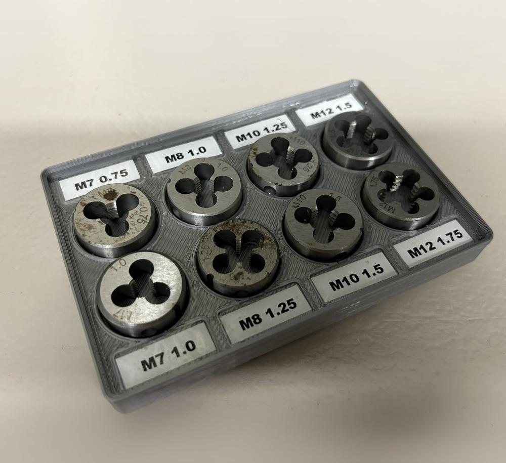 Gridfinity 1 Die Holder 3d model