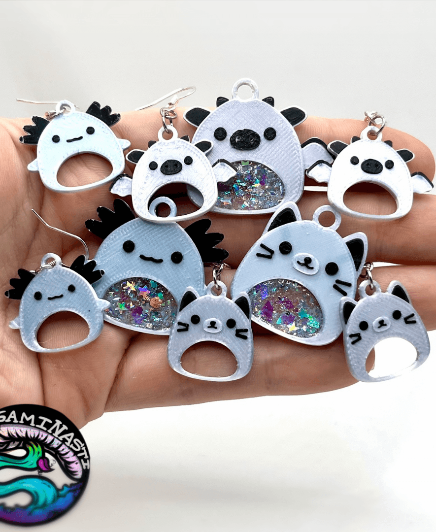 Squishmallow Pendants Set I 3d model