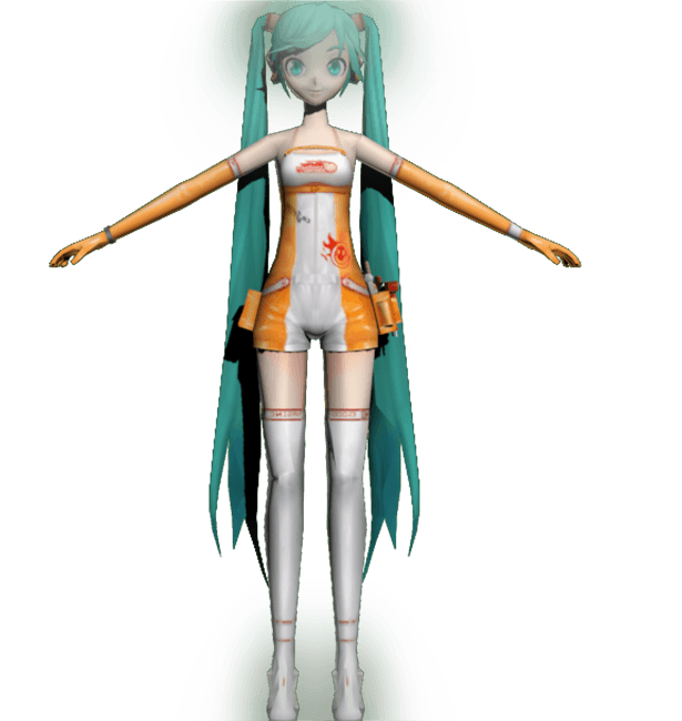 Hatsune Miku Racing 3d model