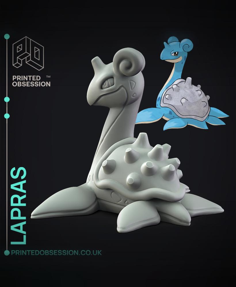 Lapras - Pokemon - Fan Art 3d model