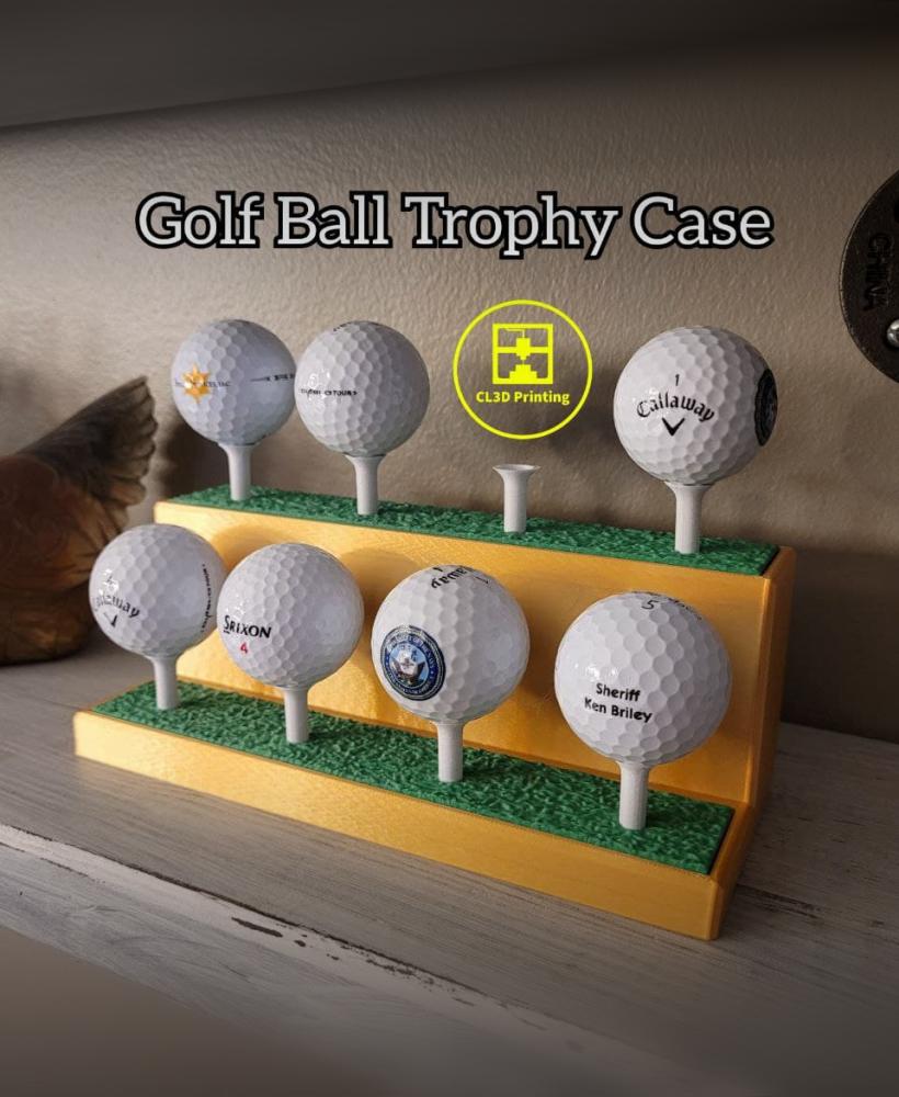 Golph Ball Display 3d model