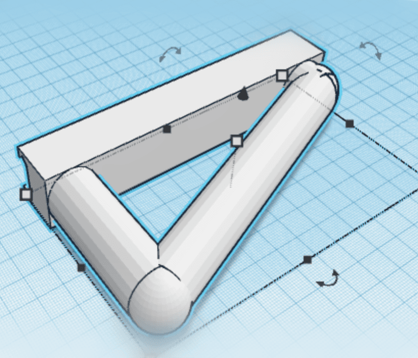 Angled Foregrip 3d model