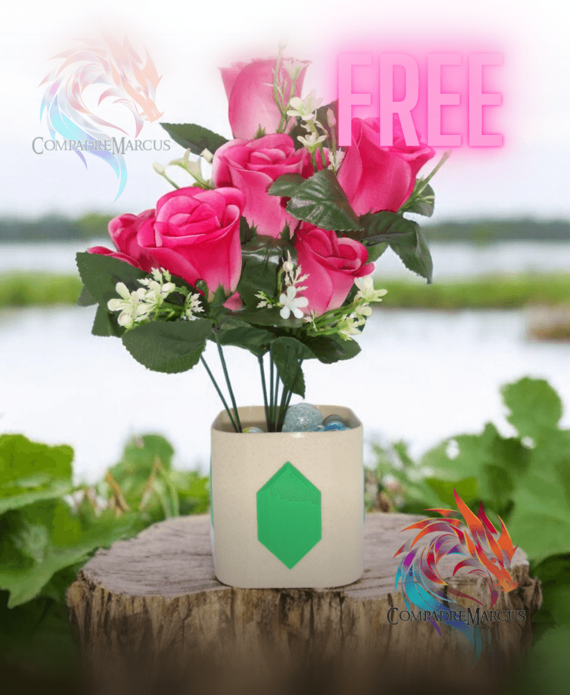 Rupee Inspired Planter / No supports 3d model