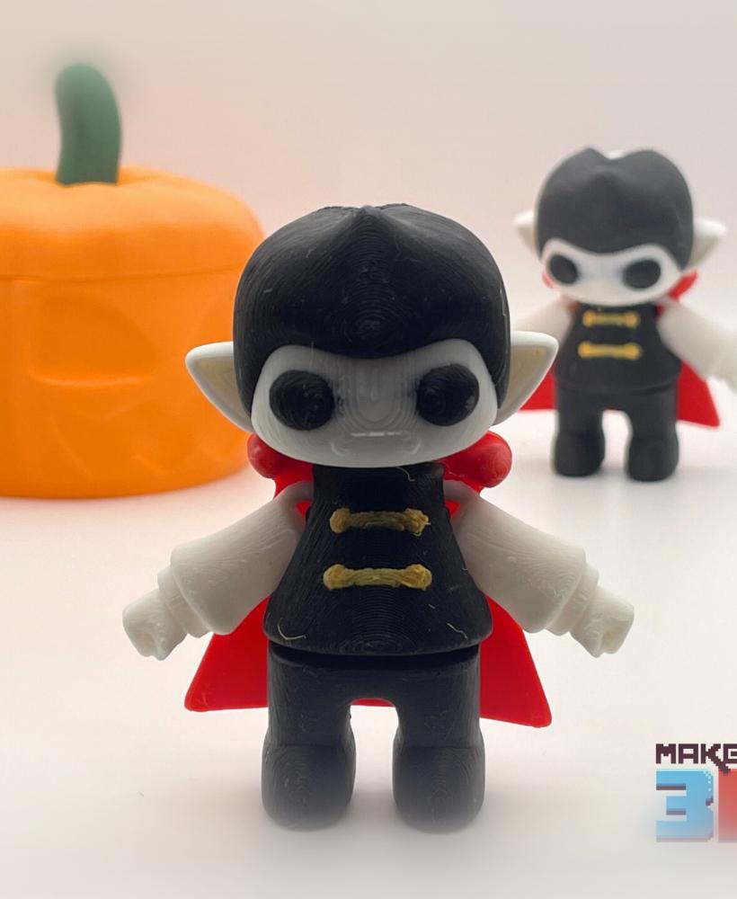 3D Printable Vampire Flexi 3d model