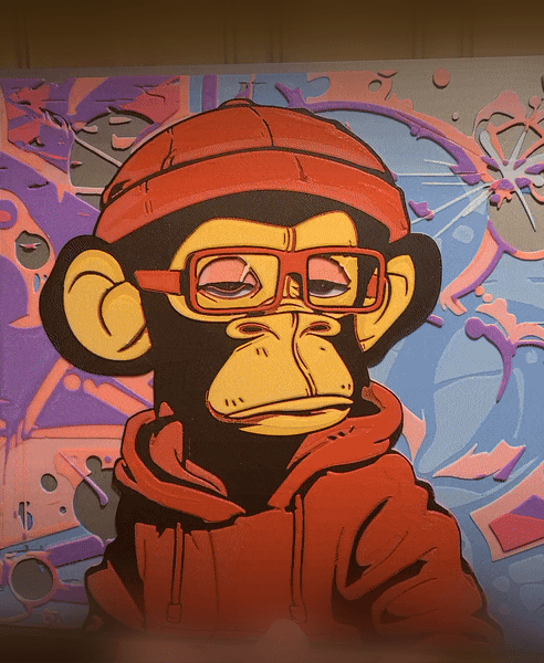 Monkey Business - Filament Painting 3d model