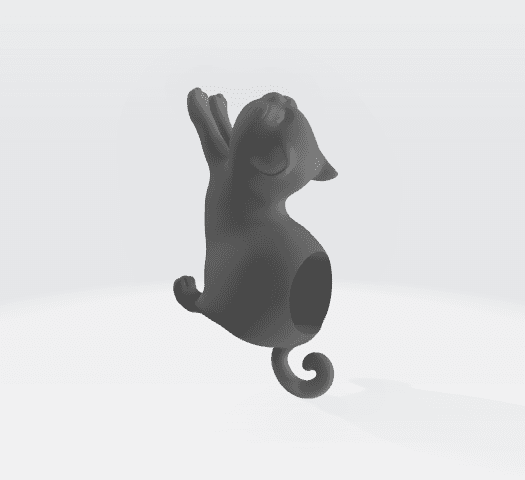 cat.stl 3d model