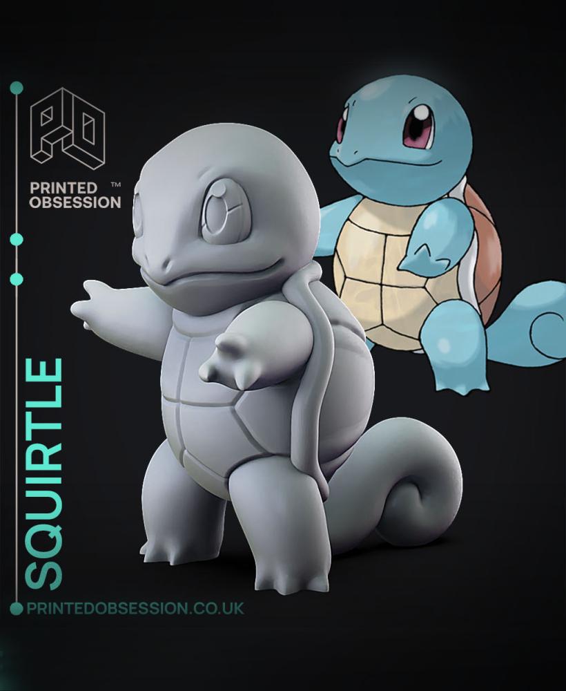 Squirtle - Pokemon - Fan Art 3d model