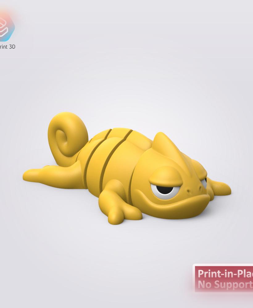 Flexi Baby Bored Chameleon 3d model