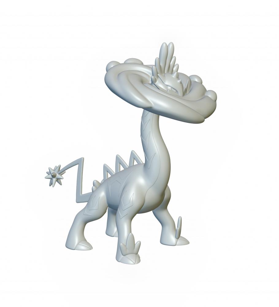 Pokemon Raging Bolt #1021 - Optimized for 3D Printing 3d model