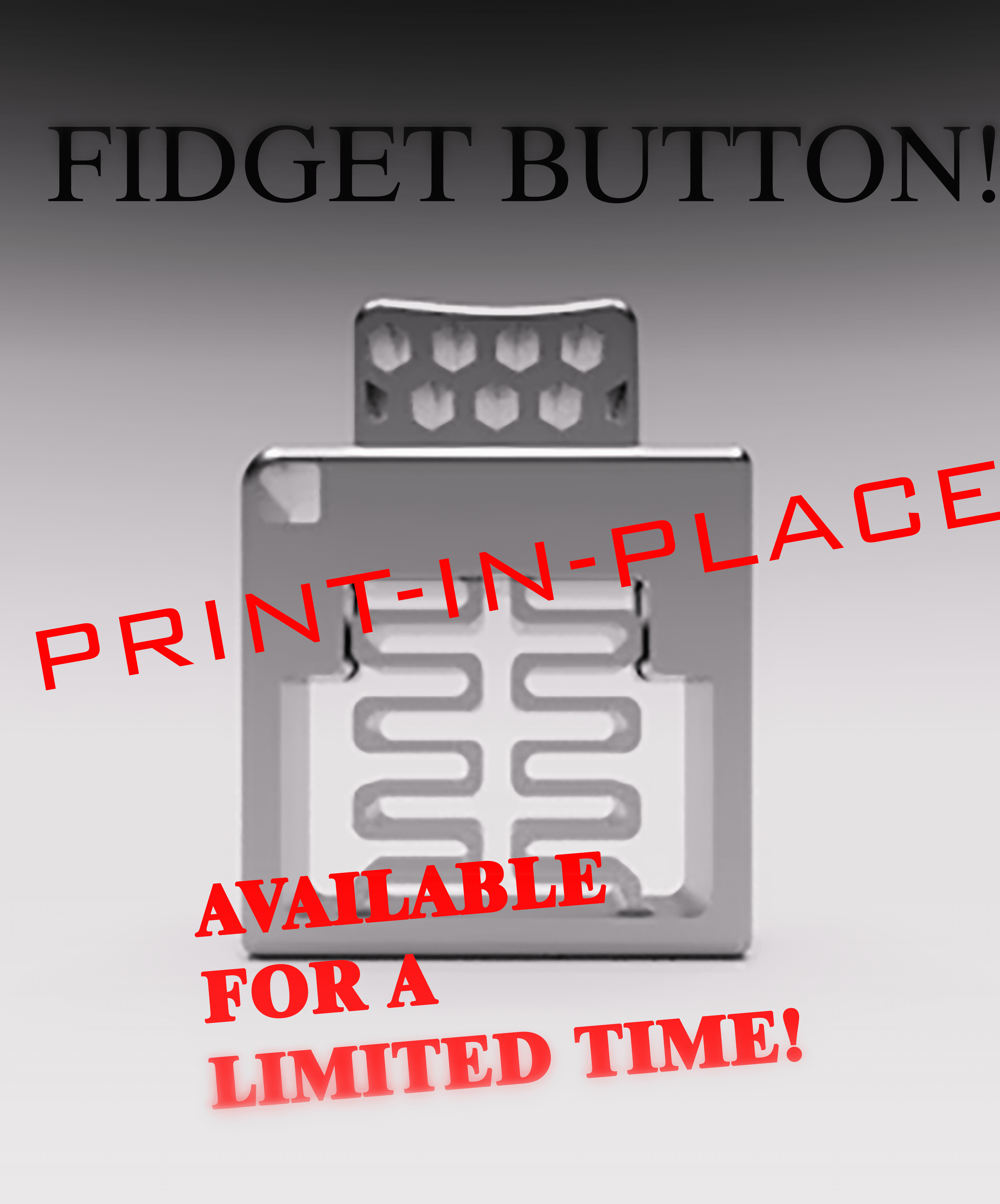  Print-in-Place Push / Fidget Button 3d model