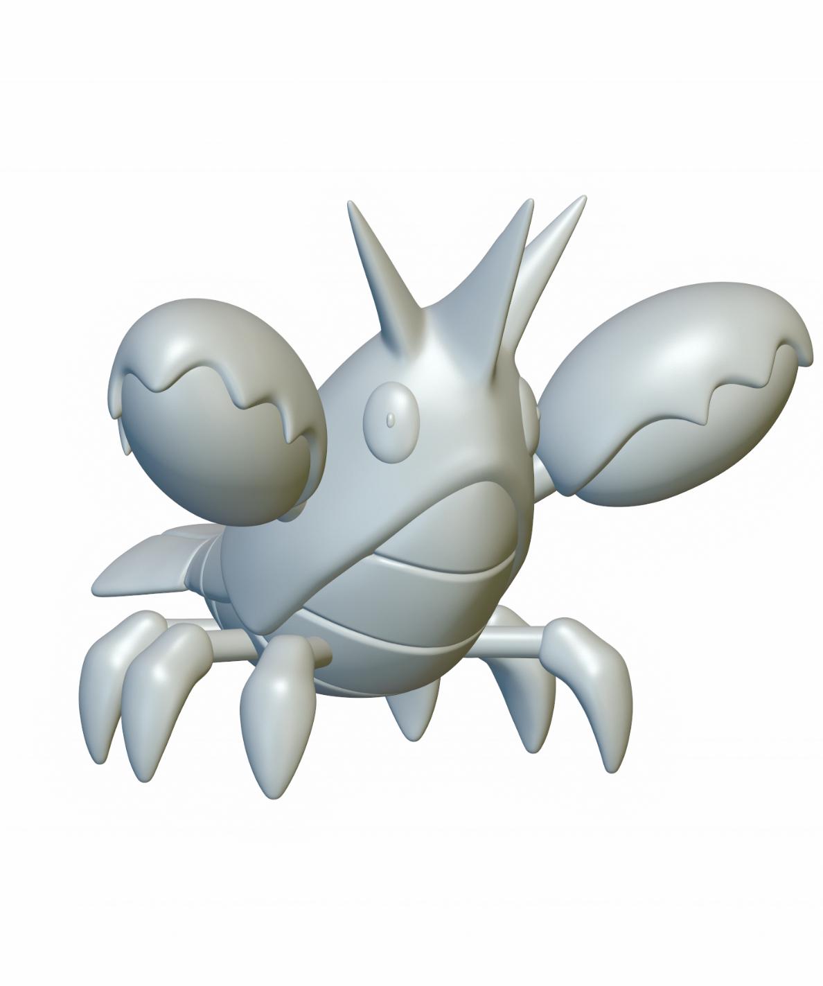 Pokemon Corphish #341 - Optimized for 3D Printing 3d model