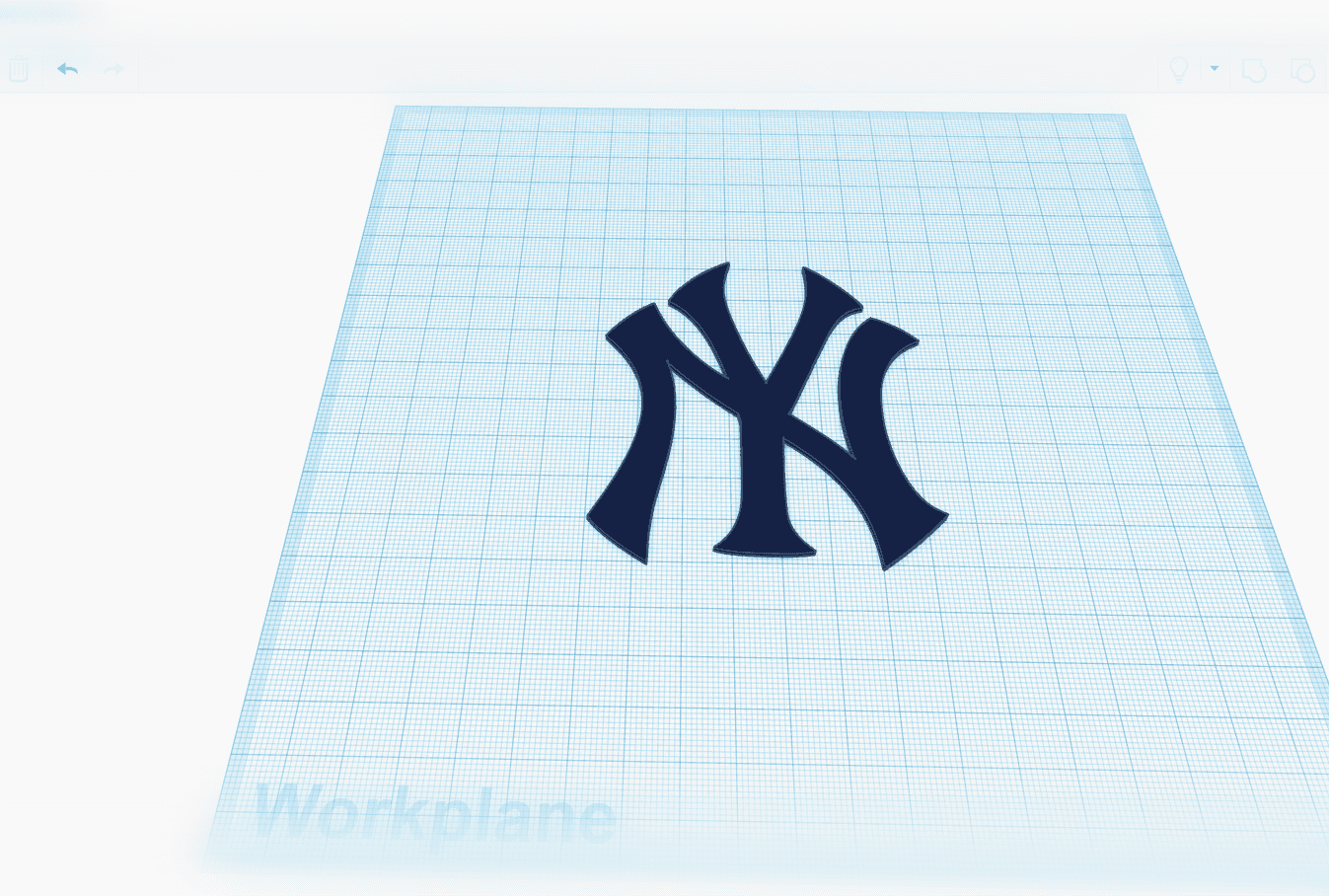 New York Yankees Logo 3d model