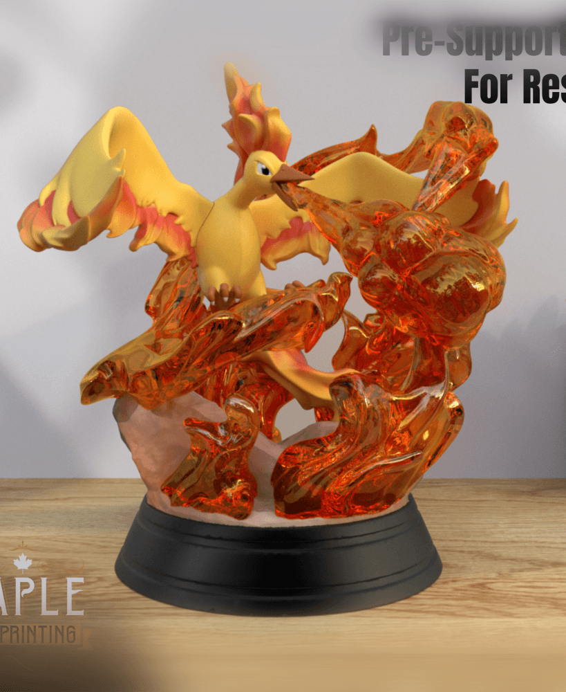 146. Moltres Diorama - Pokemon - Supported 3d model