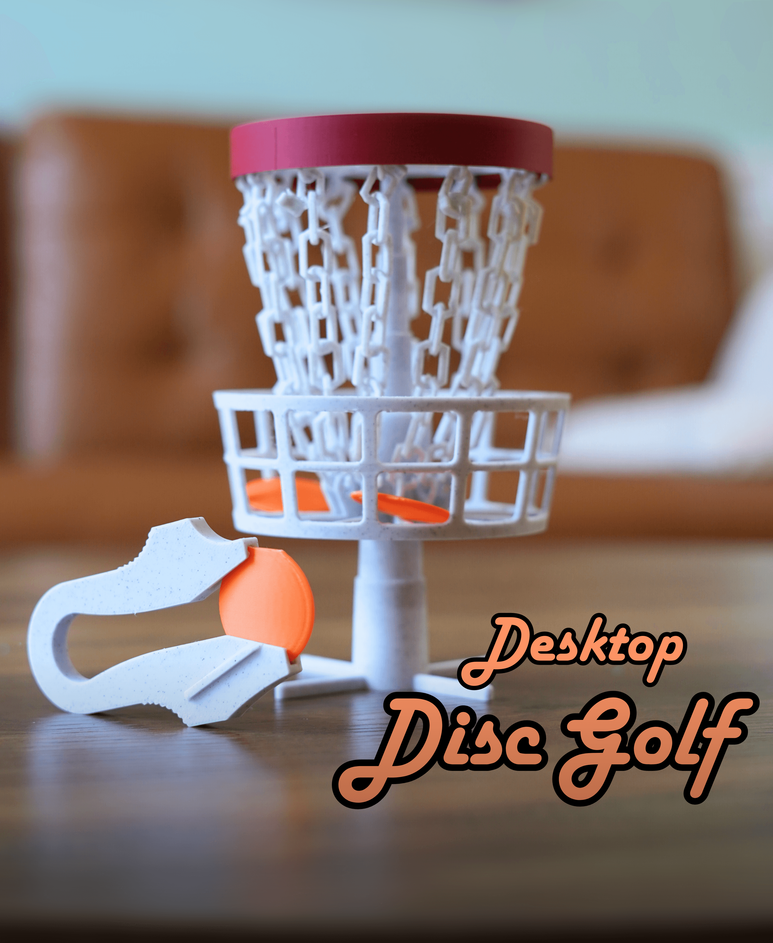 Desktop Disc Golf 3d model