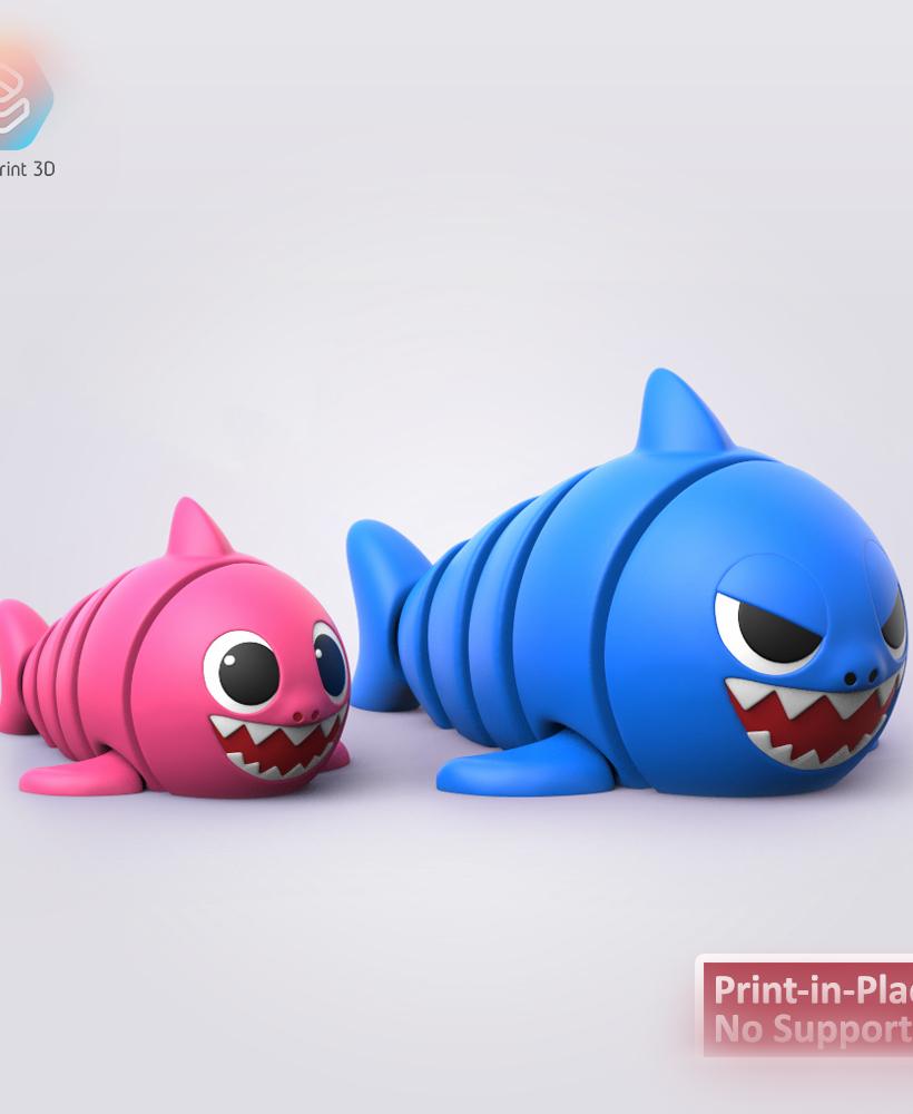 Flexi Shark 3d model