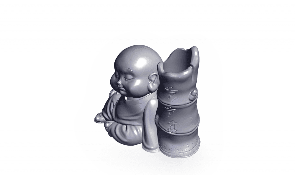 Buddha vase.stl 3d model