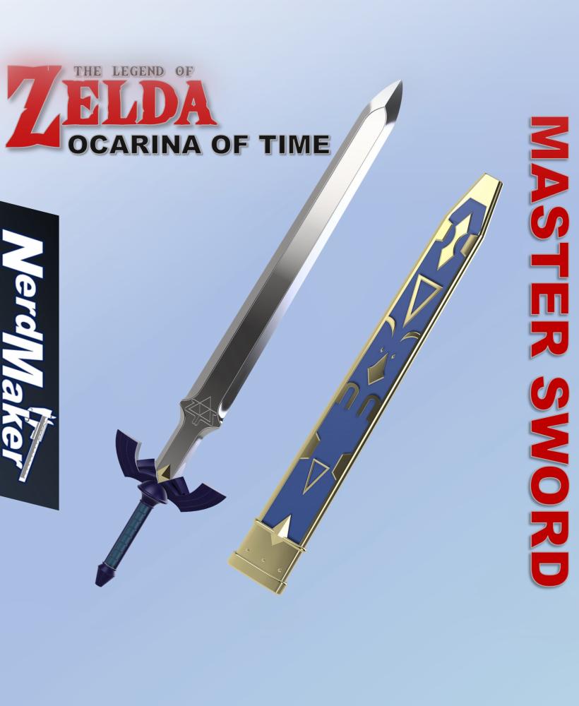 MASTER SWORD from Zelda Ocarina of Time (Life Size) 3d model