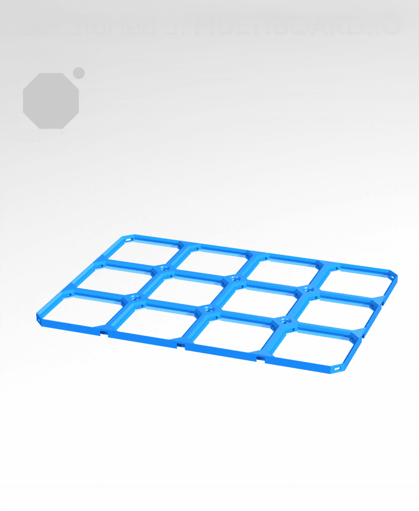 4x3 Multibin Panel 3d model