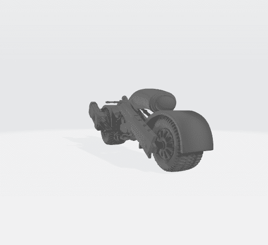 SciFi  Bike.obj 3d model