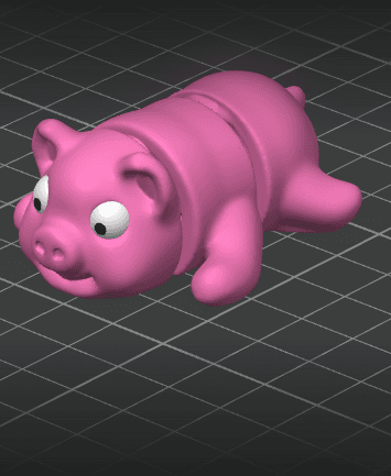 Flexi Pig (No Supports) 3d model