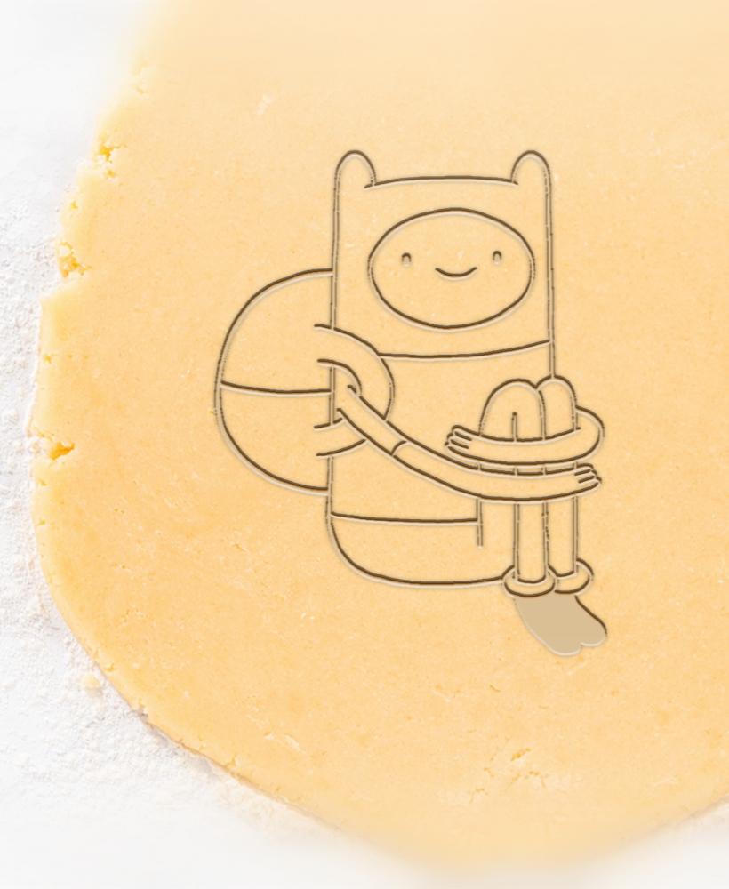 Adventure Time Cookie Cutter, Biscuit Cutter 3d model