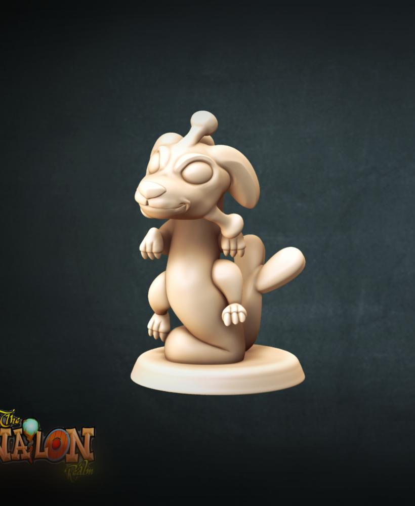 Pixie Dragon Luck Dog 3d model