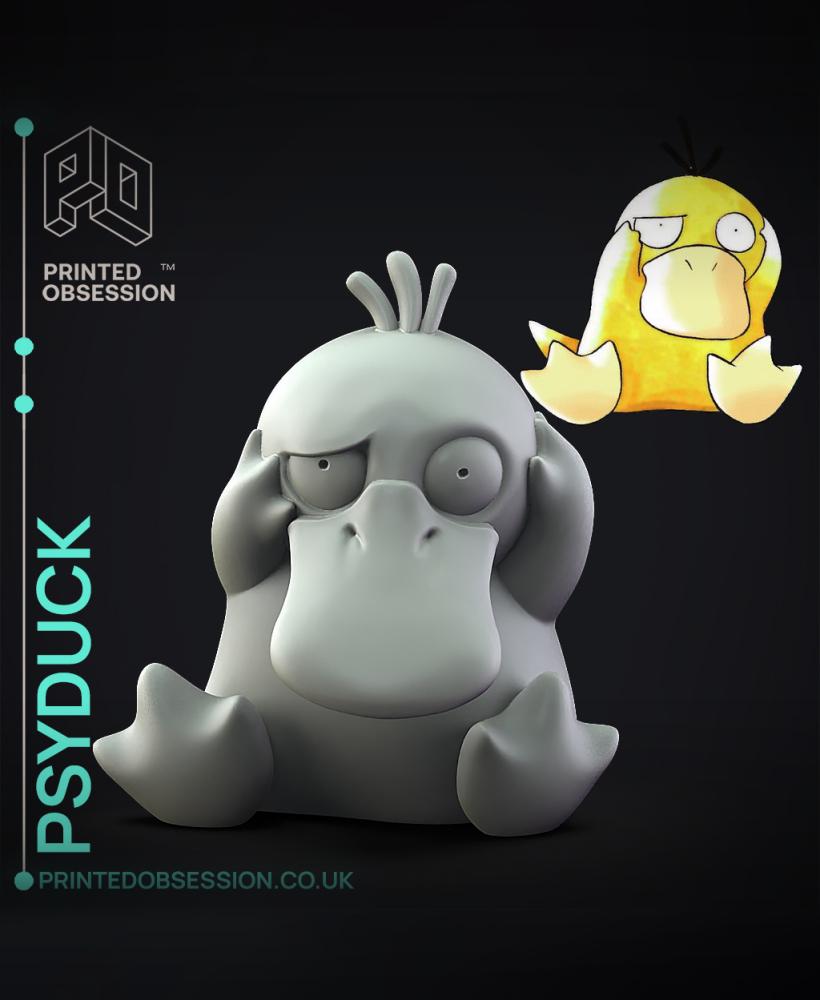 Psyduck - Pokemon - Fan Art 3d model