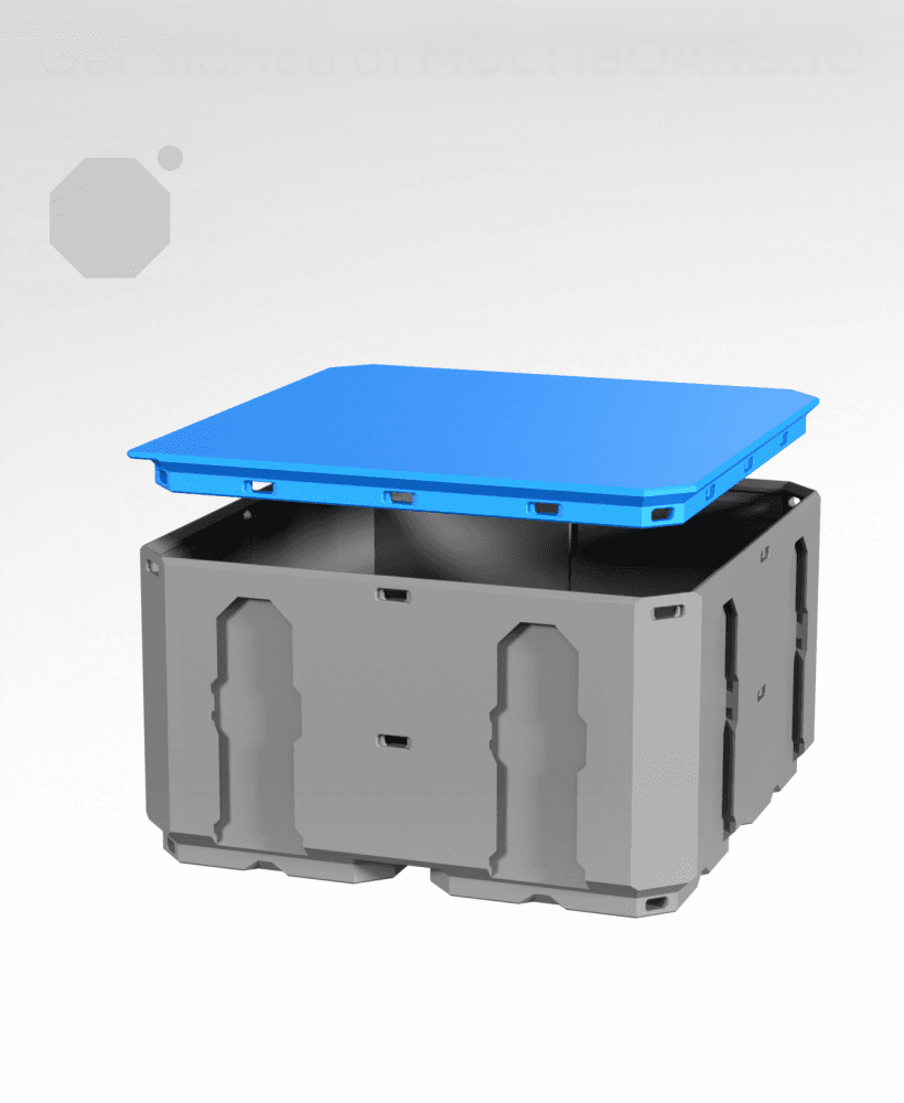 2x2 - Drop-In Lid 3d model