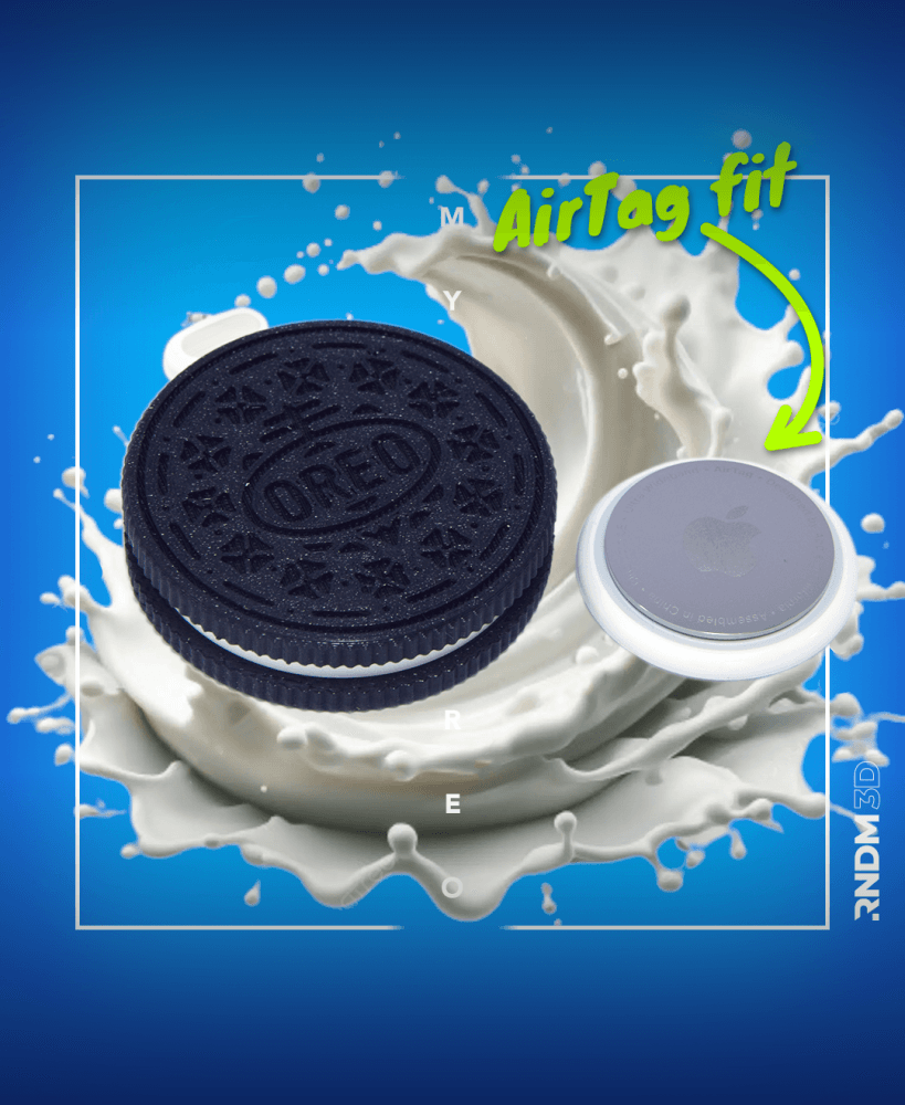 MyTag Oreo - Oreo AirTag Holder *by RNDM3D* 3d model