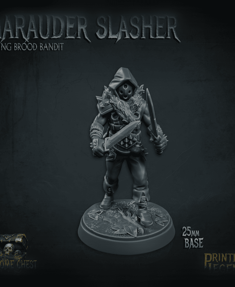 Marauder 01 (25mm Base) 3d model