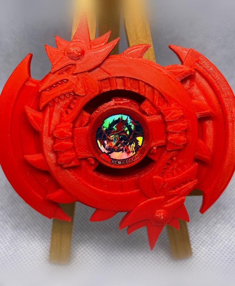 BEYBLADE SLIFER THE SKY DRAGON | COMPLETE | YUGIOH SERIES 3d model