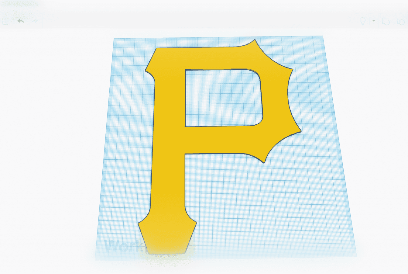 Pittsburgh Pirates Logo 3d model