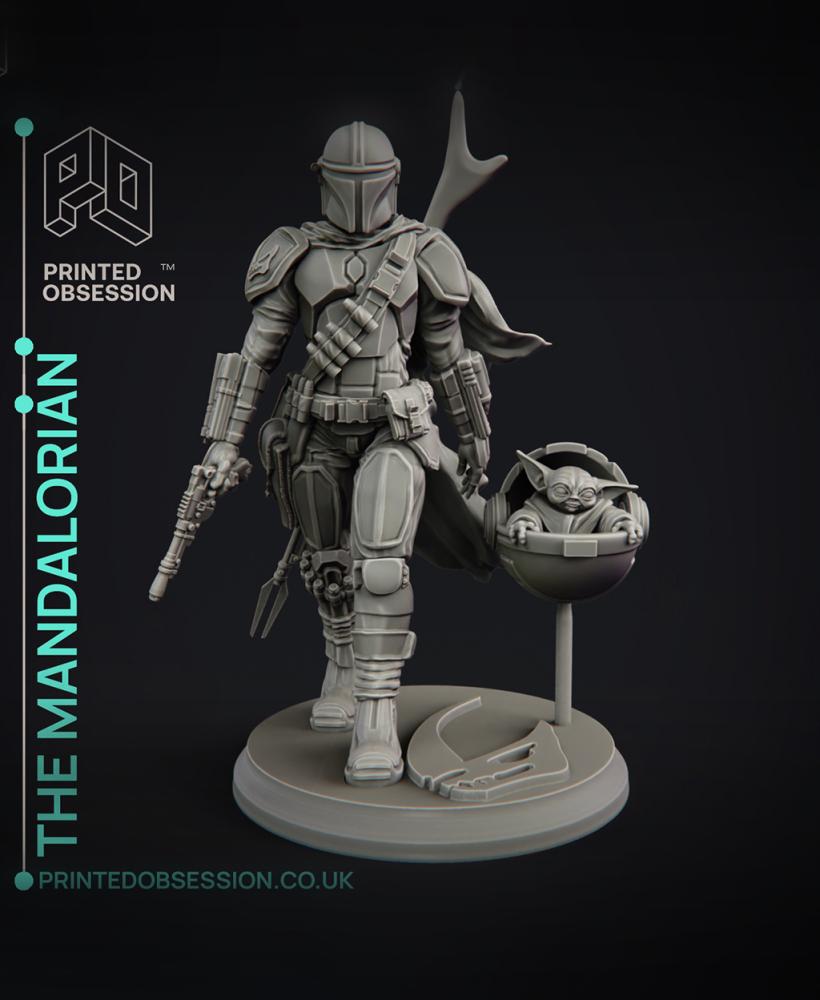 The Mandalorian - Star Wars Fan Art 3d model