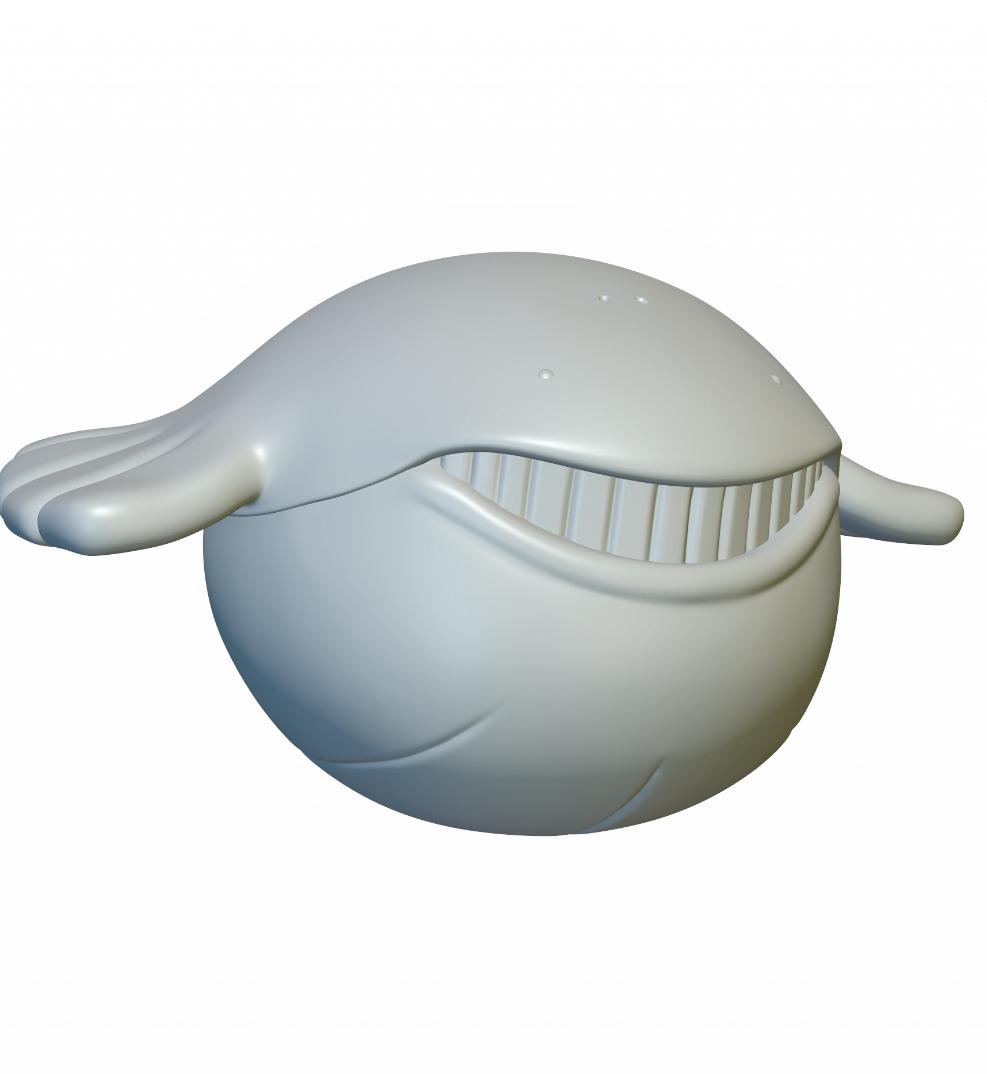 Pokemon Wailmer #320 - Optimized for 3D Printing 3d model