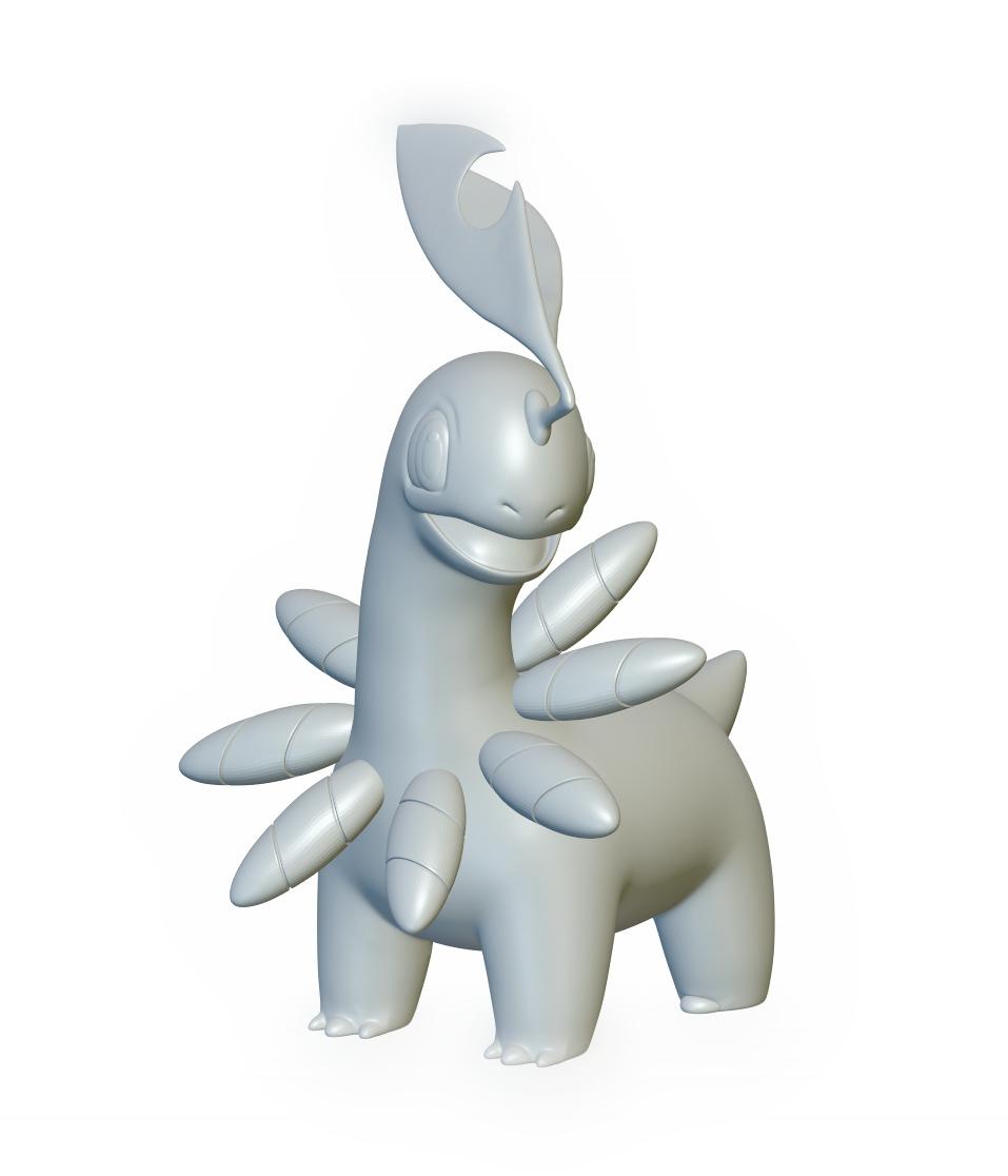Pokemon Bayleef #153 - Optimized for 3D Printing 3d model