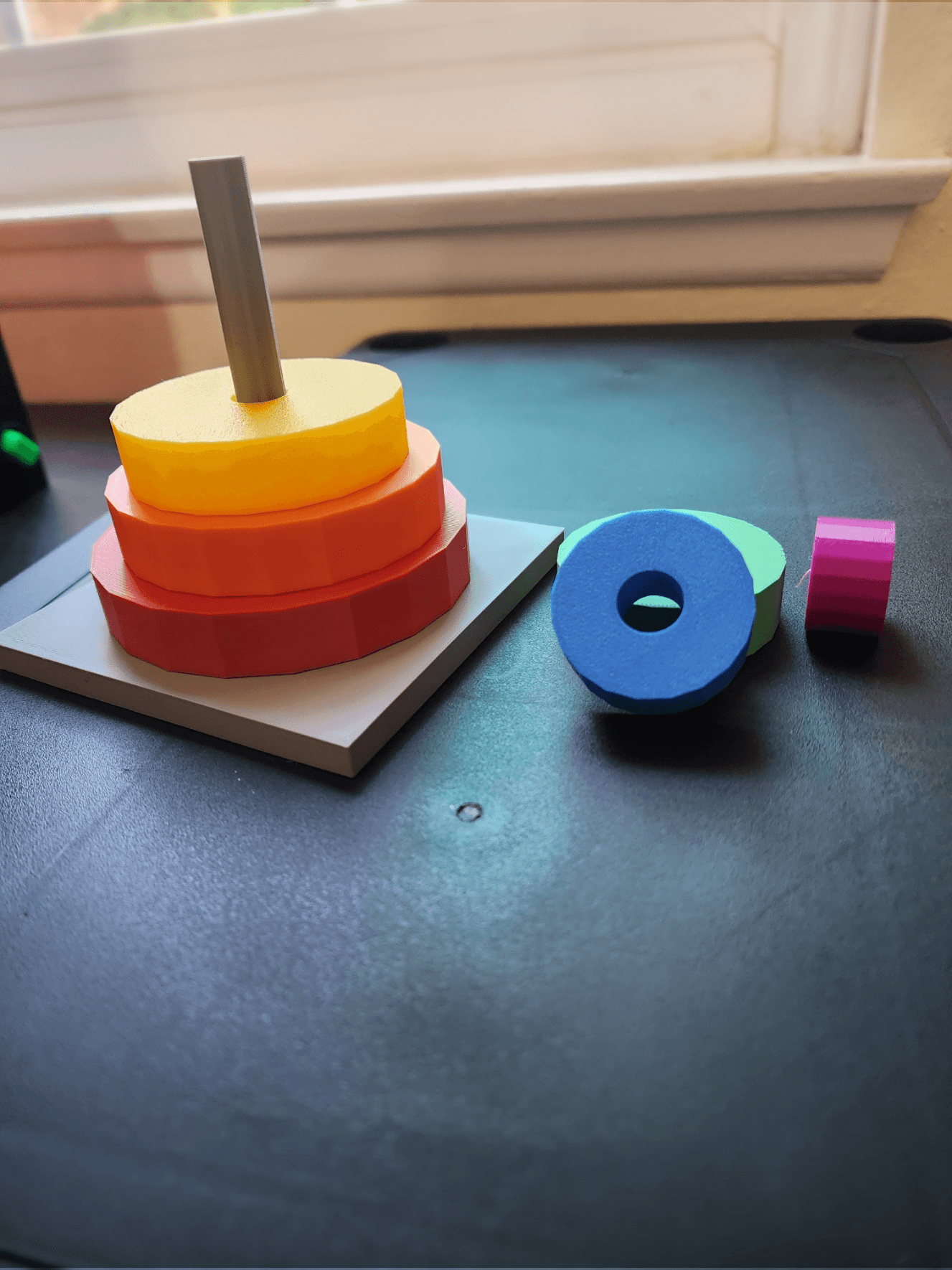 Childrens Toy Rainbow Block stacker 3d model