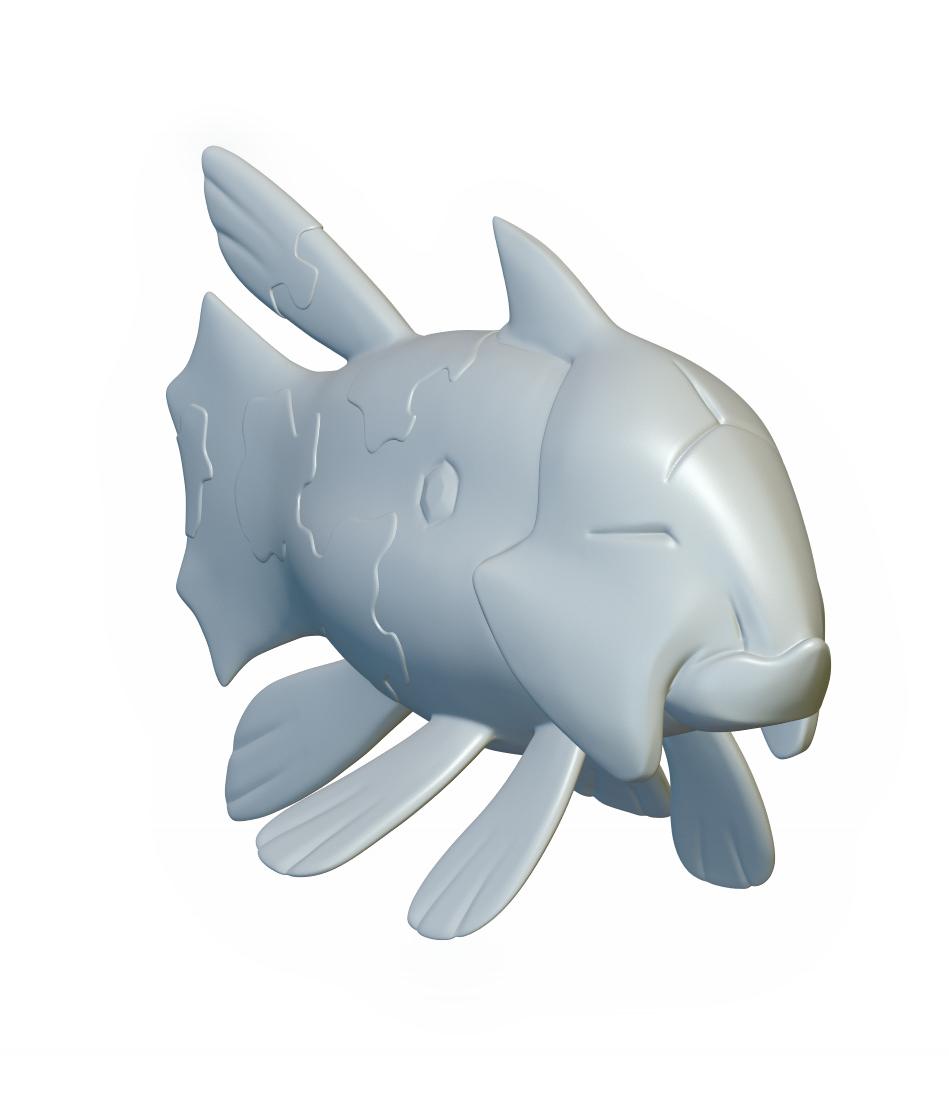 Pokemon Relicanth #369 - Optimized for 3D Printing 3d model