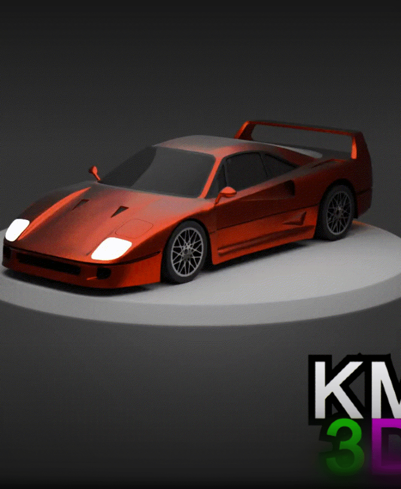 ferrarif40.stl 3d model