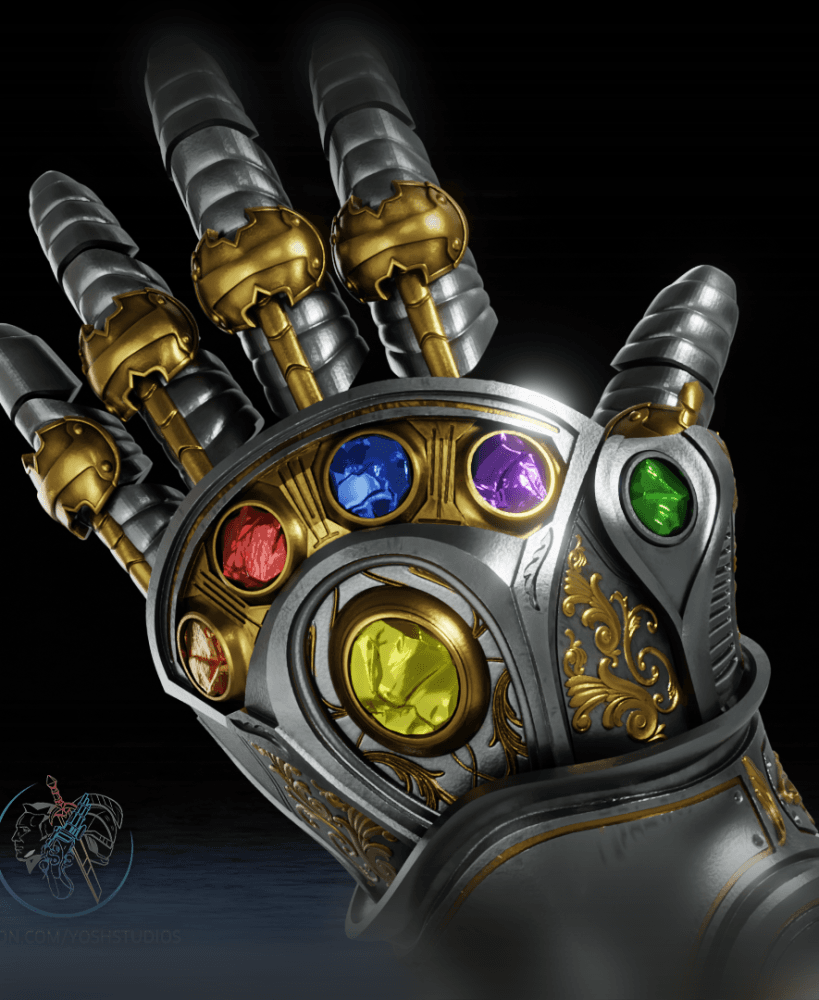 Dr Doom Infinity Gauntlet 3d model