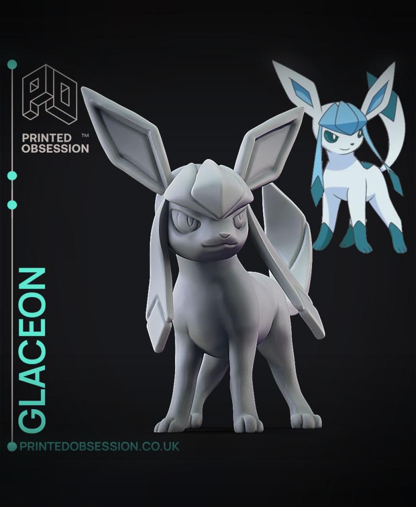 Glaceon - Pokemon - Fan Art 3d model