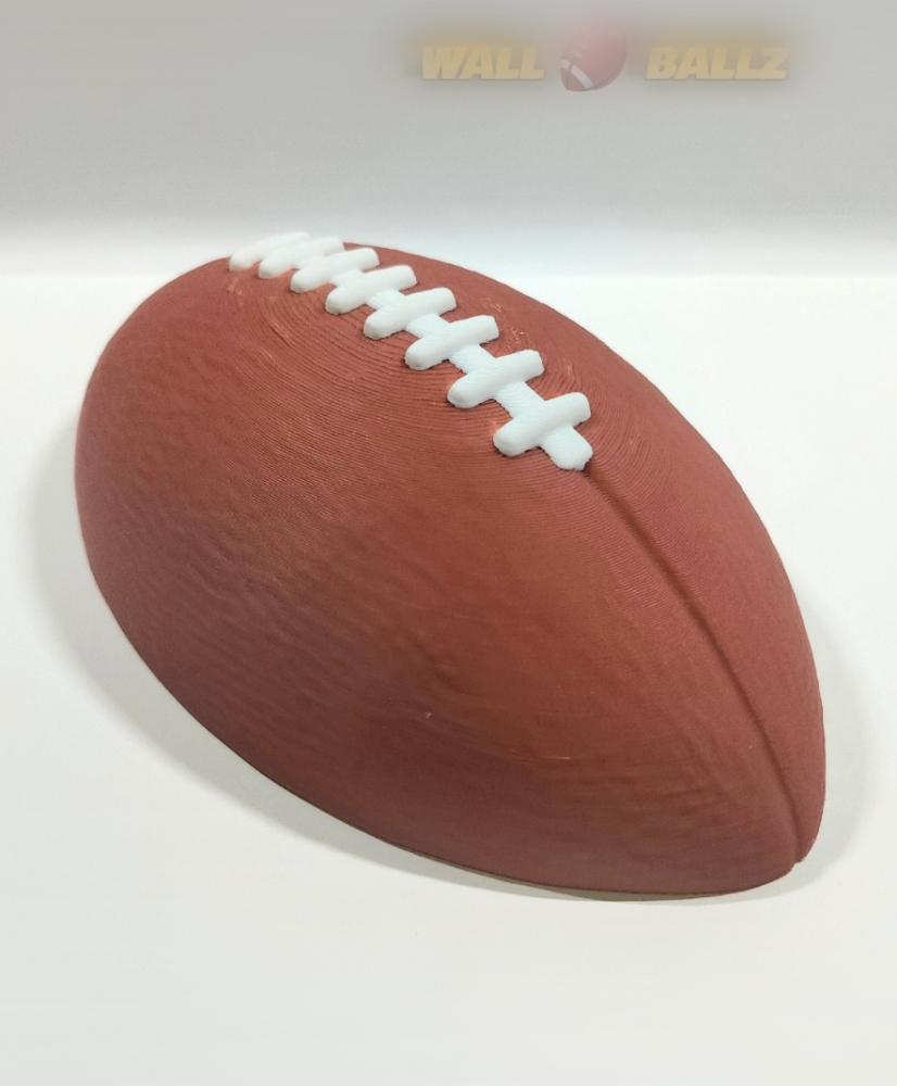 Decorative Hanging Lifesize American Football Half v2 Pop-Out 3D Art :: WALL BALLZ 3d model