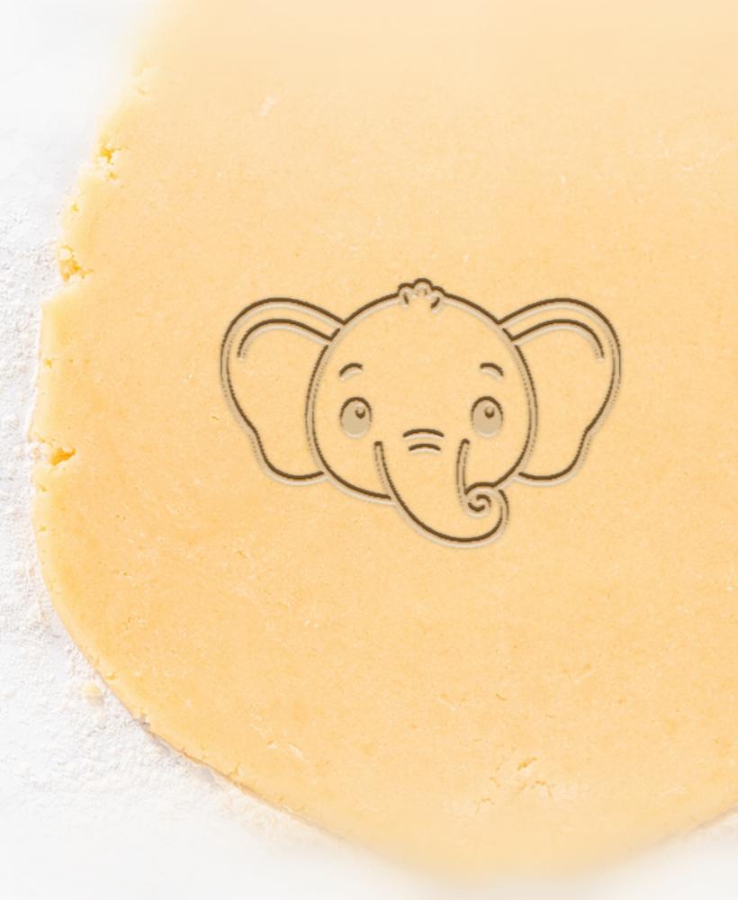 Elephant Cookie Cutter, Biscuit Cutter 3d model